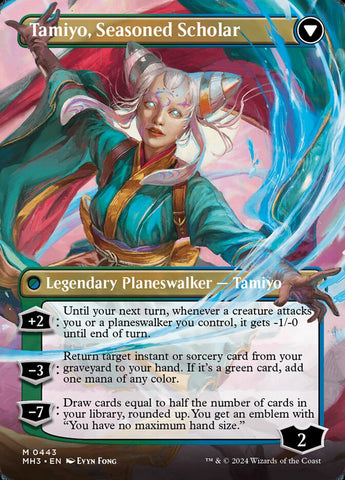 Tamiyo, Inquisitive Student (Borderless) (Back)