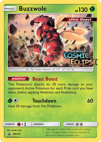 Buzzwole - SM218 (Prerelease)