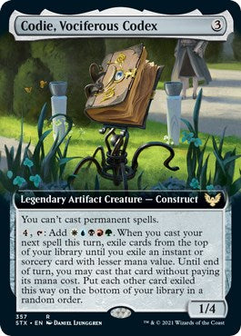 Codie, Vociferous Codex (Extended Art)