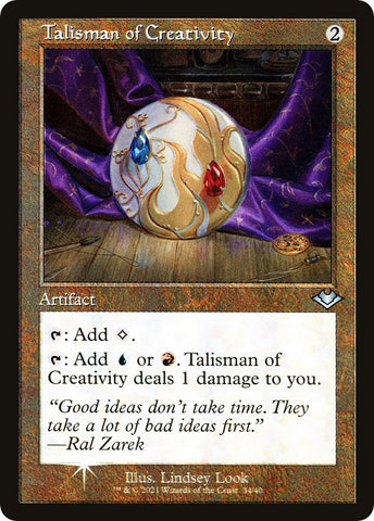 Talisman of Creativity (Retro Frame)