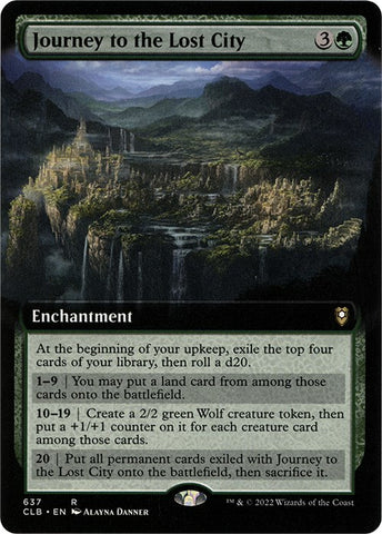 Journey to the Lost City (Extended Art)