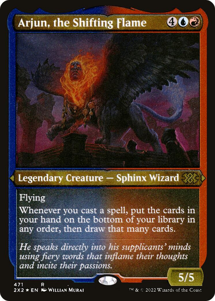 Arjun, the Shifting Flame (Foil Etched)