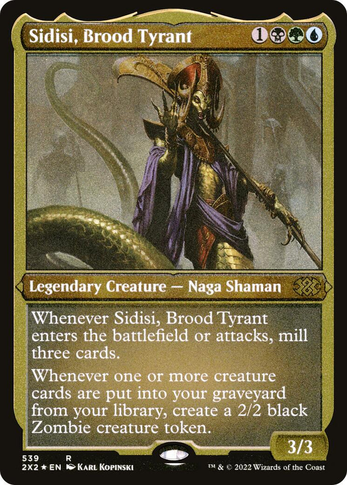 Sidisi, Brood Tyrant (Foil Etched)