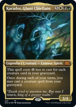 Karador, Ghost Chieftain (Foil Etched)