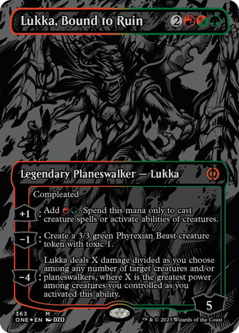 Lukka, Bound to Ruin (Oil Slick Raised Foil)