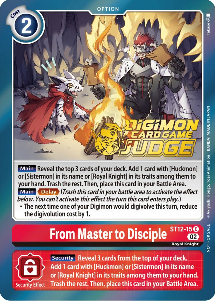 From Master to Disciple (Judge Pack 3)