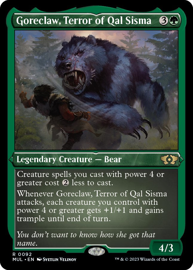 Goreclaw, Terror of Qal Sisma (Foil Etched)