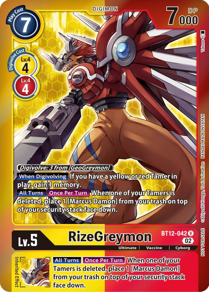 RizeGreymon (Tamer Party -Special-)