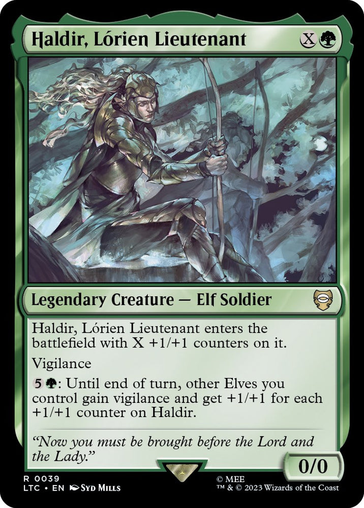 Haldir, Lorien Lieutenant