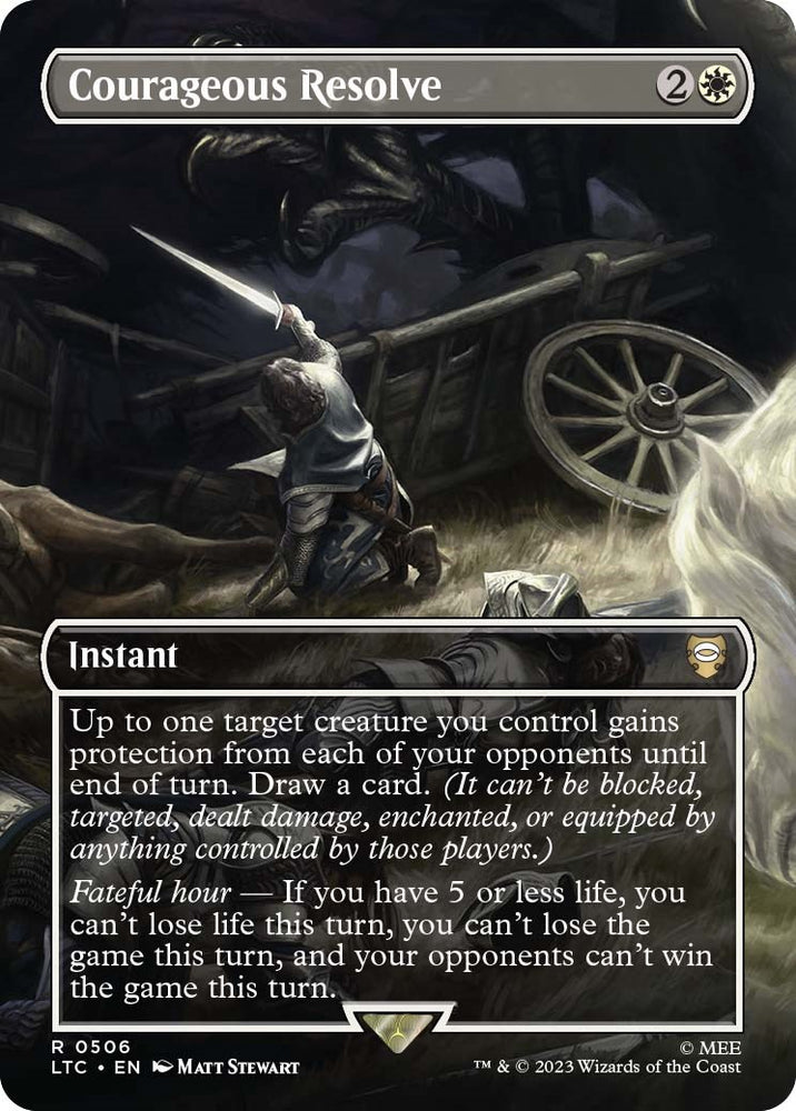 Courageous Resolve (Borderless)