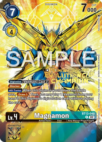 Magnamon - BT13-040 (2024 Evolution Cup Champion)