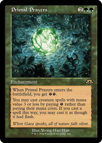 Primal Prayers (Retro Frame)