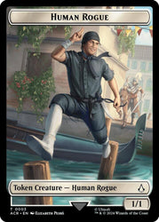 Assassin // Human Rogue Double-Sided Token (Back)