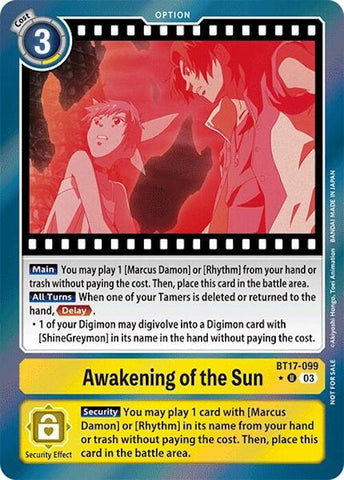 Awakening of the Sun (Secret Crisis: Movie Memorial Pack)