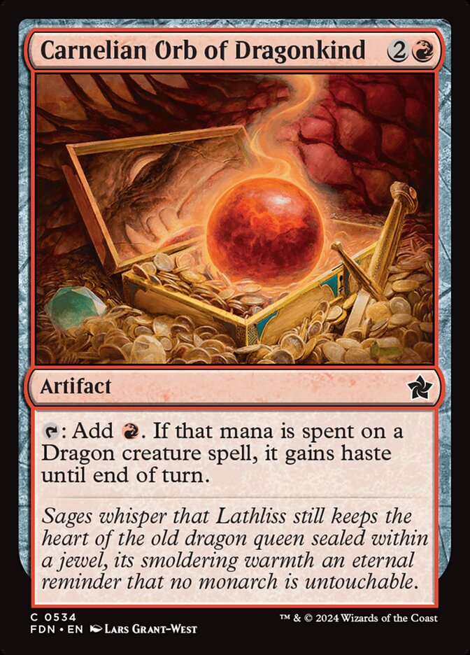 Carnelian Orb of Dragonkind (0534)