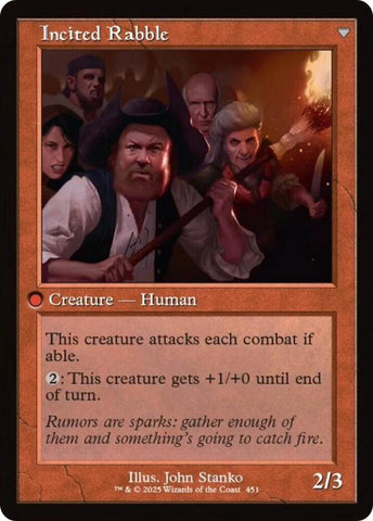 Town Gossipmonger (Retro Frame) (Back)
