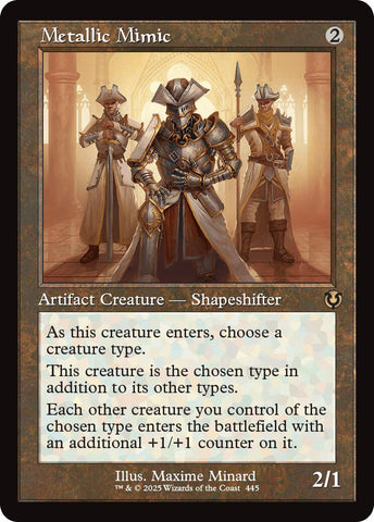 Metallic Mimic (Retro Frame)