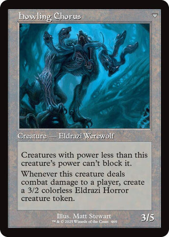 Shrill Howler (Retro Frame) (Back)