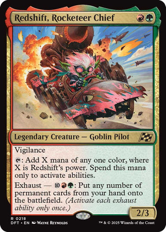 Redshift, Rocketeer Chief