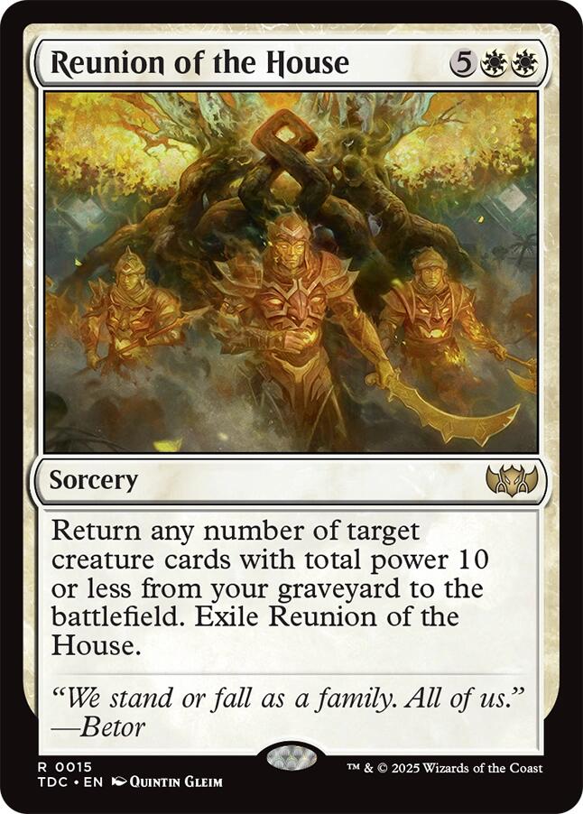 Reunion of the House