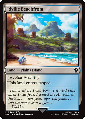 Idyllic Beachfront