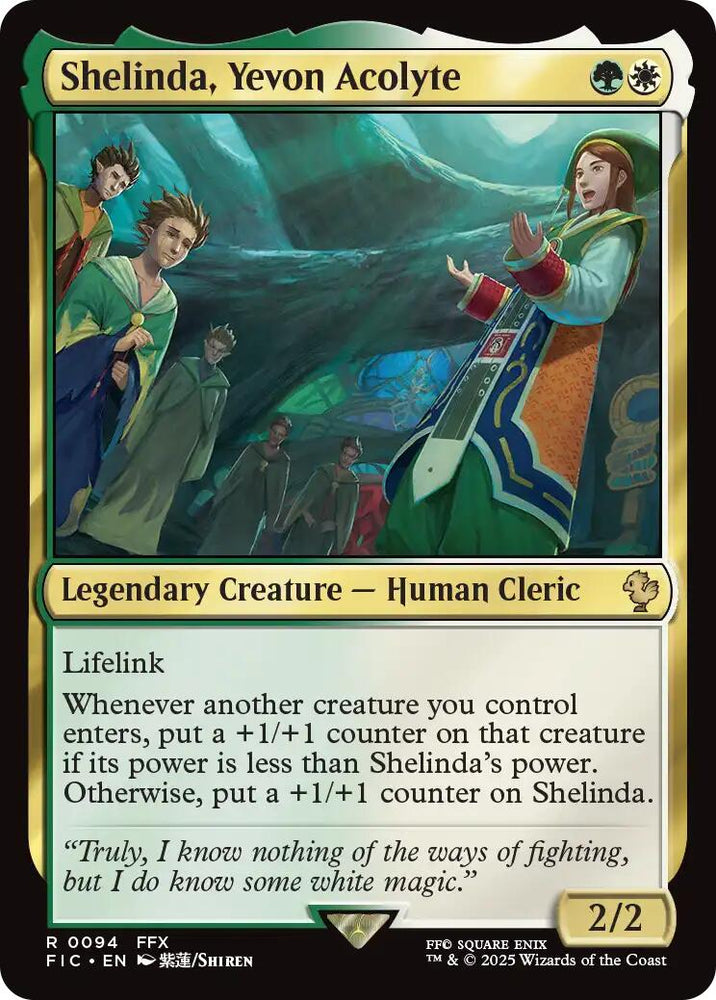 Shelinda, Yevon Acolyte
