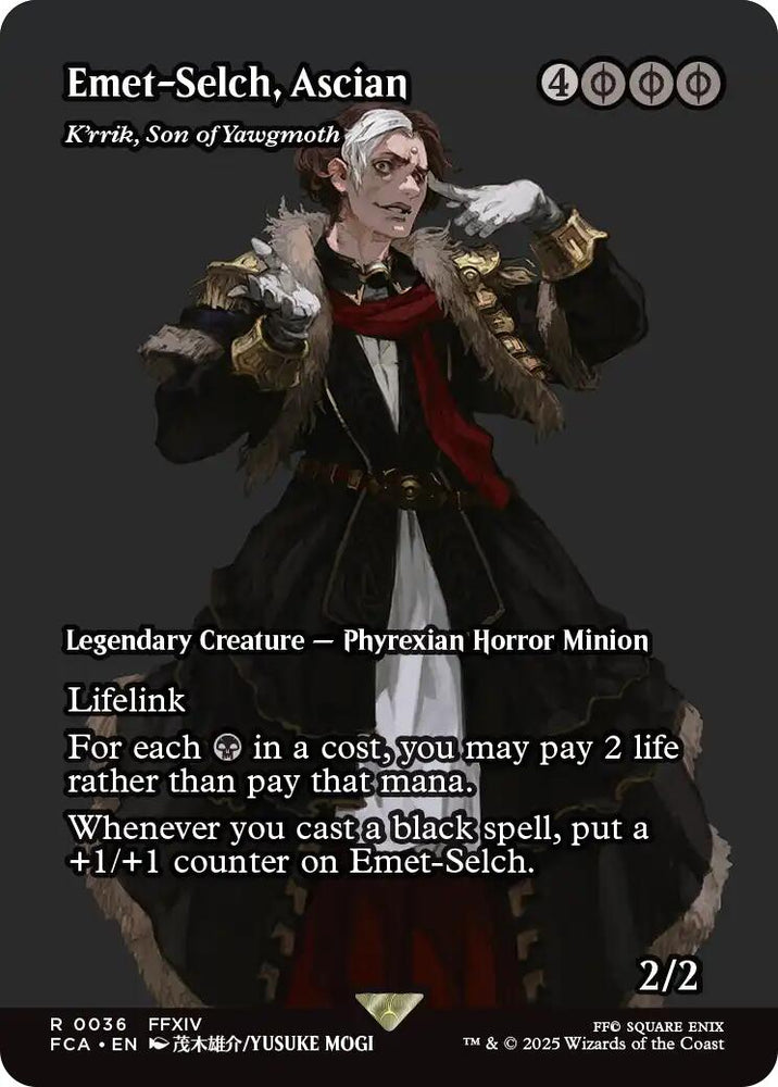 Emet-Selch, Ascian - K'rrik, Son of Yawgmoth (Showcase)