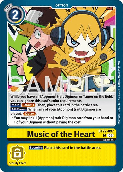 Music of the Heart [BT22-097] [Cyber Eden]