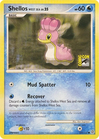 Shellos West Sea (107/132) (SDCC 2007) [Miscellaneous Cards]