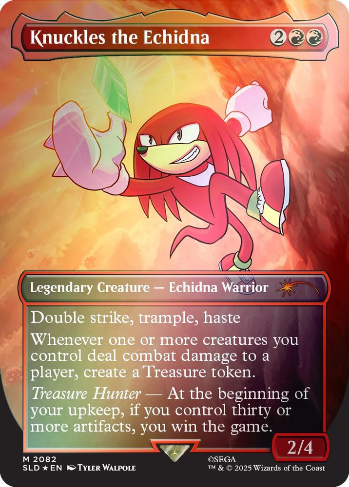 Knuckles the Echidna (Rainbow Foil)