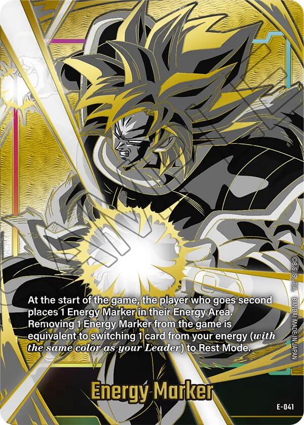 Energy Marker (E-41) (Gold) [Fusion World Energy Markers]