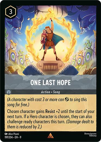 One Last Hope