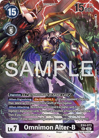 Omnimon Alter-B [LM-07 - EX4-073 SEC]