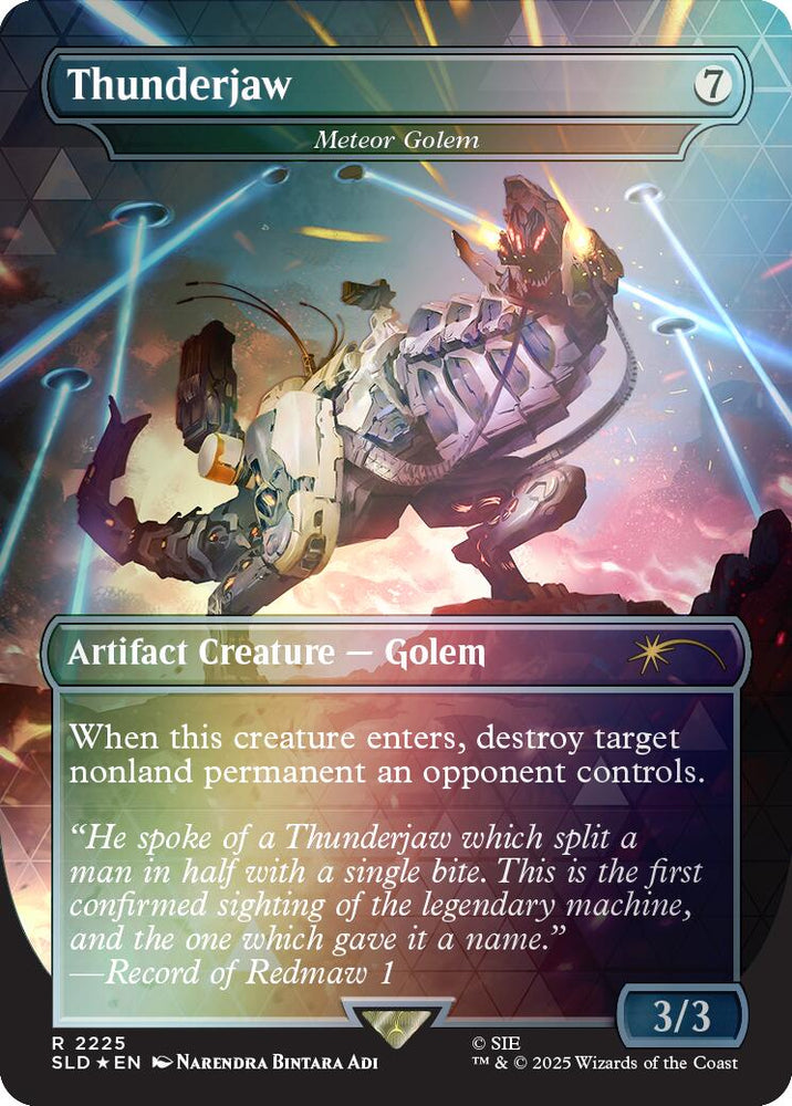 Thunderjaw - Meteor Golem (Rainbow Foil)