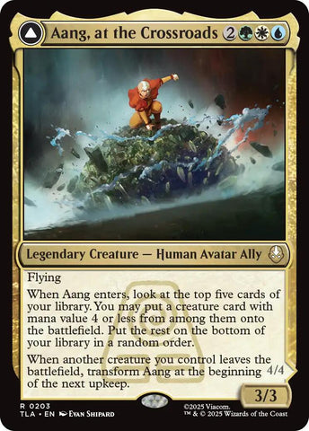 Aang, at the Crossroads