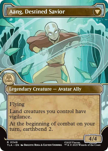 Aang, at the Crossroads (Showcase) (Back)