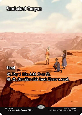 Sunbaked Canyon (Borderless)