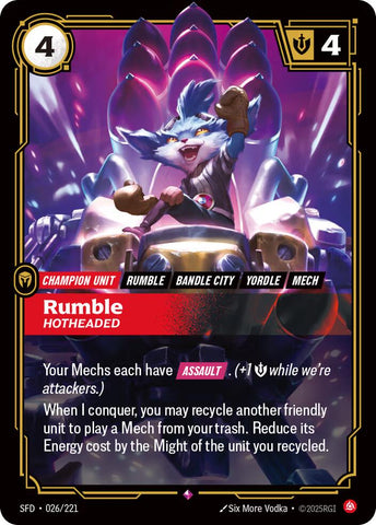 Rumble - Hotheaded