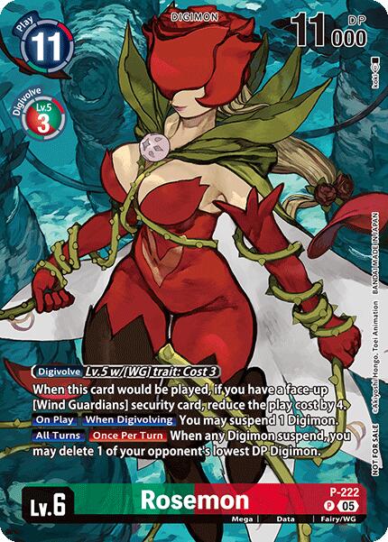 Rosemon (Time Stranger Box Topper)