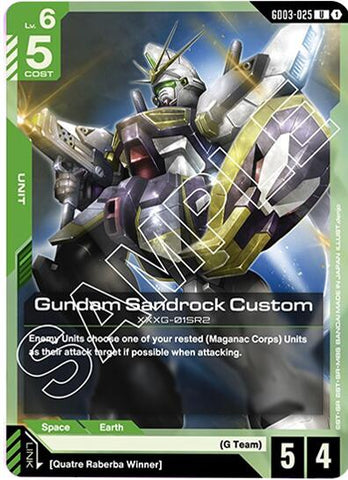 Gundam Sandrock Custom