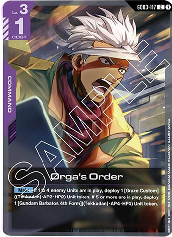 Orga's Order
