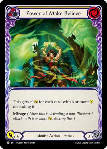 Power Of Make Believe (Yellow) (Regular) [PEN131] (Compendium of Rathe)
