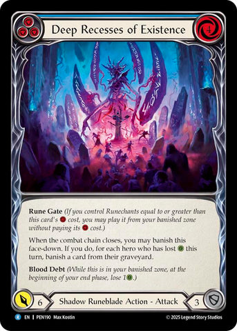 Deep Recesses Of Existence (Blue) (Regular) [PEN190] (Compendium of Rathe)
