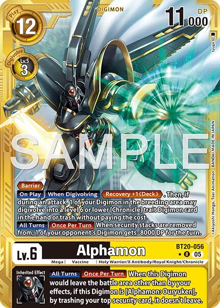 Alphamon (Gold Border)