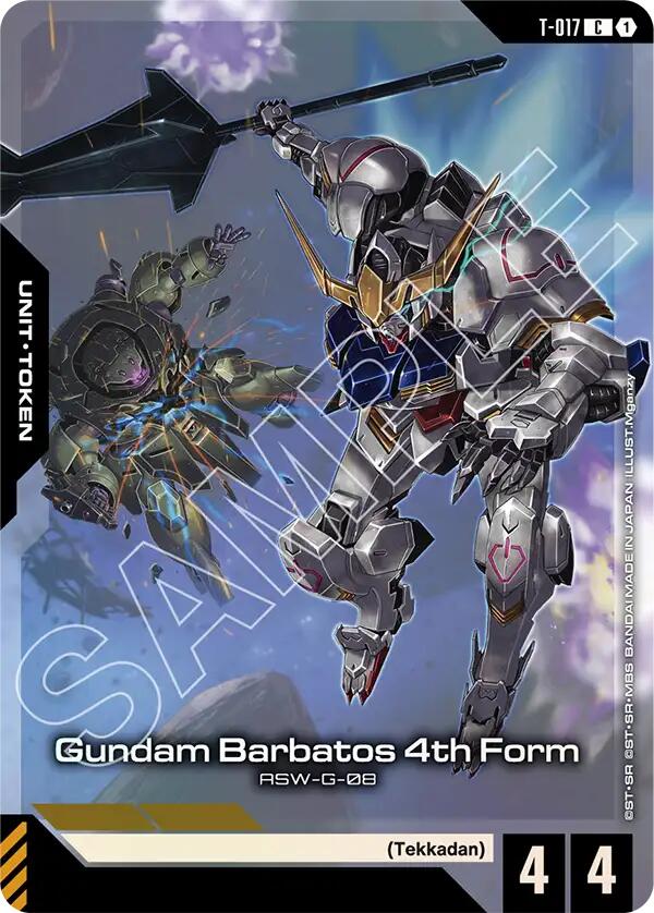 Gundam Barbatos 4th Form (T-017) (Premium Card Collection Gundam Assemble)