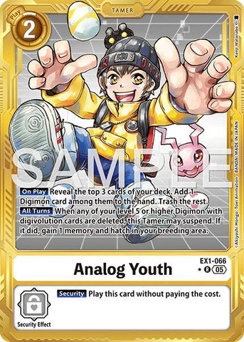 Analog Youth (Gold Border)