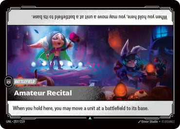 Amateur Recital