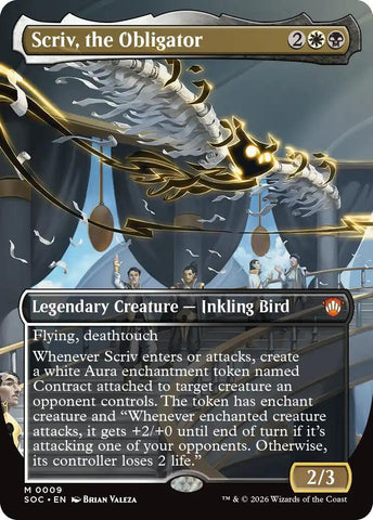 Scriv, the Obligator (Borderless)