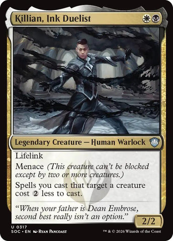 Killian, Ink Duelist