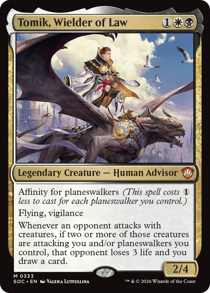 Tomik, Wielder of Law